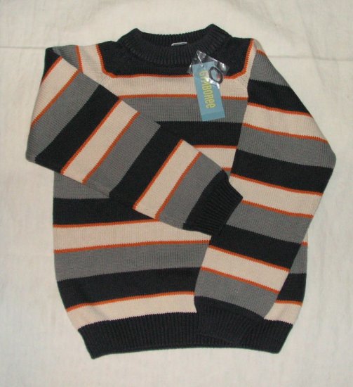 Gymboree construction Zone Striped sweater size 7