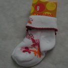 Gymboree Butterfly cuff socks 3-12 months