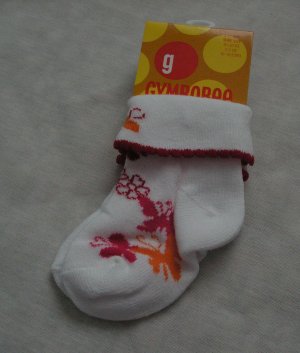 Gymboree Butterfly cuff socks 3-12 months