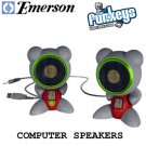 EMERSON® FUNKEYS USB COMPUTER SPEAKERS L@@K!!