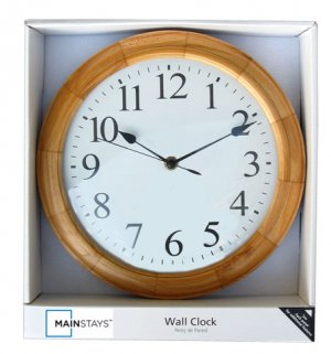 MAINSTAYS&Acirc;&reg; 11.5" WALL CLOCK  L@@K!!