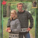 Bernat  KNITTING PATTERN  Snowflake Pullover  in Worsted Weight