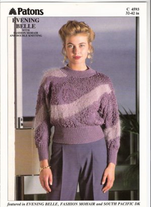 Patons KNITTING PATTERN  Women's Pullover