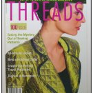 THREADS Magazine #100 Fleece cord Ribbons Adhesives ++
