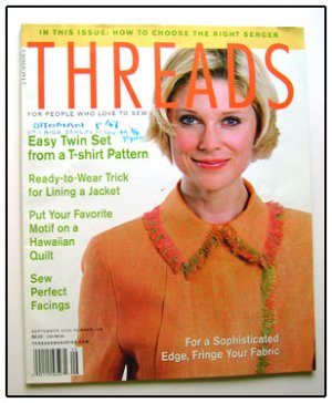 THREADS Magazine #108 Ottoman Jacket facing Fringe ++
