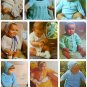 Knitting Crochet Book 13 PATTERNS - BABY Dresses Hats Bootees Legging