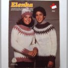 Elenka Lopi KNITTING PATTERN Fair Isle Yoked Pullover Toque CHILD ... ECL25