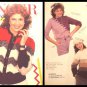 KNITTING 3 Patterns Womens Cardigan and Pullover, Mens V-Neck