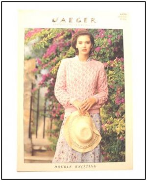 KNITTING Pattern Womens Textured Pullover with ZigZag Design DK
