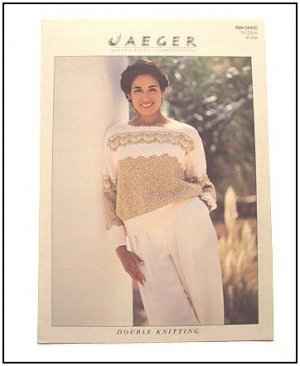 KNITTING Pattern CHEVRON LACE Sweater in DK