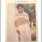 KNITTING Pattern CHEVRON LACE Sweater in DK