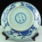 China Qing Dynasty Yongzheng time blue dragon china dish