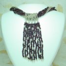 Garnet Stone + 925 Silver Necklace