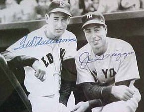 Ted Williams and Joe Dimaggio Signed Photo