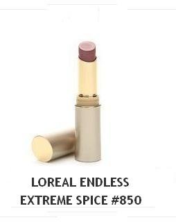 loreal endless lipstick 850 extreme spice