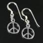 Sterling Silver Peace Dangling Earrings AESS491