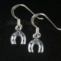 Sterling Silver Horse Shoe Dangling Earrings YSS92