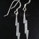 Sterling Silver Lightning Bolt - Dangling Earrings AESS146