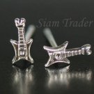 Sterling Silver Guitar Stud Earrings PSS10
