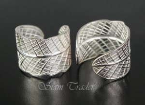 Sterling Silver Leaf Ear Cuffs CSS91