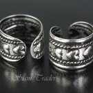 Sterling Silver Heart Covered Ear Cuffs CSS260