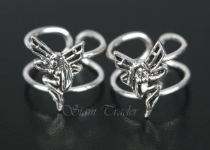 Sterling Silver - Fairy / Pixie Ear Cuffs CSS290