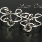 Sterling Silver  Gecko / Lizard Ear Cuffs CSS285