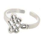 Sterling Silver Lattice Toe Ring TRSS112