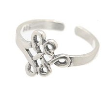 Sterling Silver Lattice Toe Ring TRSS112