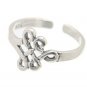 Sterling Silver Lattice Toe Ring TRSS112
