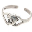 Sterling Silver Dolphin Toe Ring TRSS114