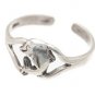Sterling Silver Dolphin Toe Ring TRSS114