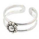 Sterling Silver Sunflower Toe Ring TRSS118