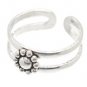 Sterling Silver Sunflower Toe Ring TRSS118