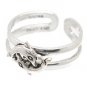 Sterling Silver - Dolphin Pair - Toe Ring TRSS122