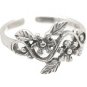 Sterling Silver- 2 Flowers - Toe Ring TRSS127