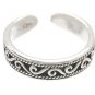 Sterling Silver - Curls - Toe Ring TRSS130