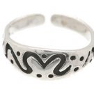 Sterling Silver - Modern Art - Toe Ring TRSS140