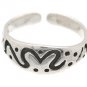 Sterling Silver - Modern Art - Toe Ring TRSS140