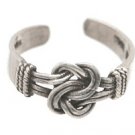 Sterling Silver - Square Knot - Toe Ring TRSS143