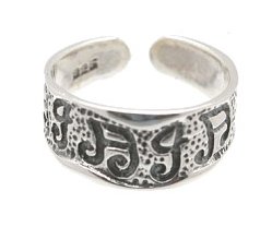 Sterling Silver - Musical Notes - Toe Ring TRSS156