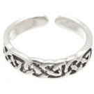 Sterling Silver - Loose Braid - Toe Ring TRSS159