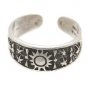 Sterling Silver - Sun & Stars - Toe Ring TRSS3