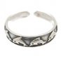 Sterling Silver - Swimming Dolphins - Toe Ring TRSS43