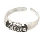 Sterling Silver - Slim Turtle - Toe Ring TRSS44
