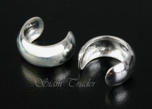 Sterling Silver Classic Rounded Ear Cuffs CSS176