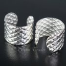 Sterling Silver - Scaled - Ear Cuffs AESS1274