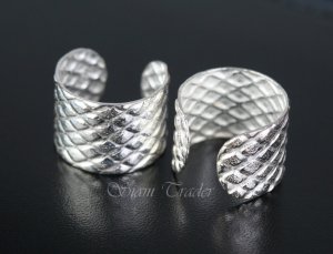 Sterling Silver - Scaled - Ear Cuffs AESS1274