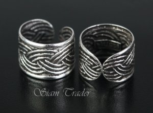 Sterling Silver - Weave - Ear Cuffs CSS258