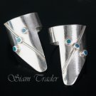 Sterling Silver - Modern 3 Stone - Ear Cuffs AESS1292